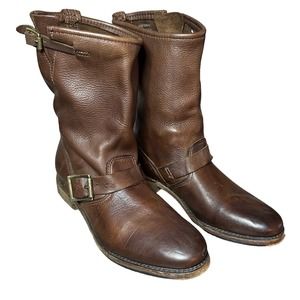 Vintage Shoe Company made in USA buckle boots size 8